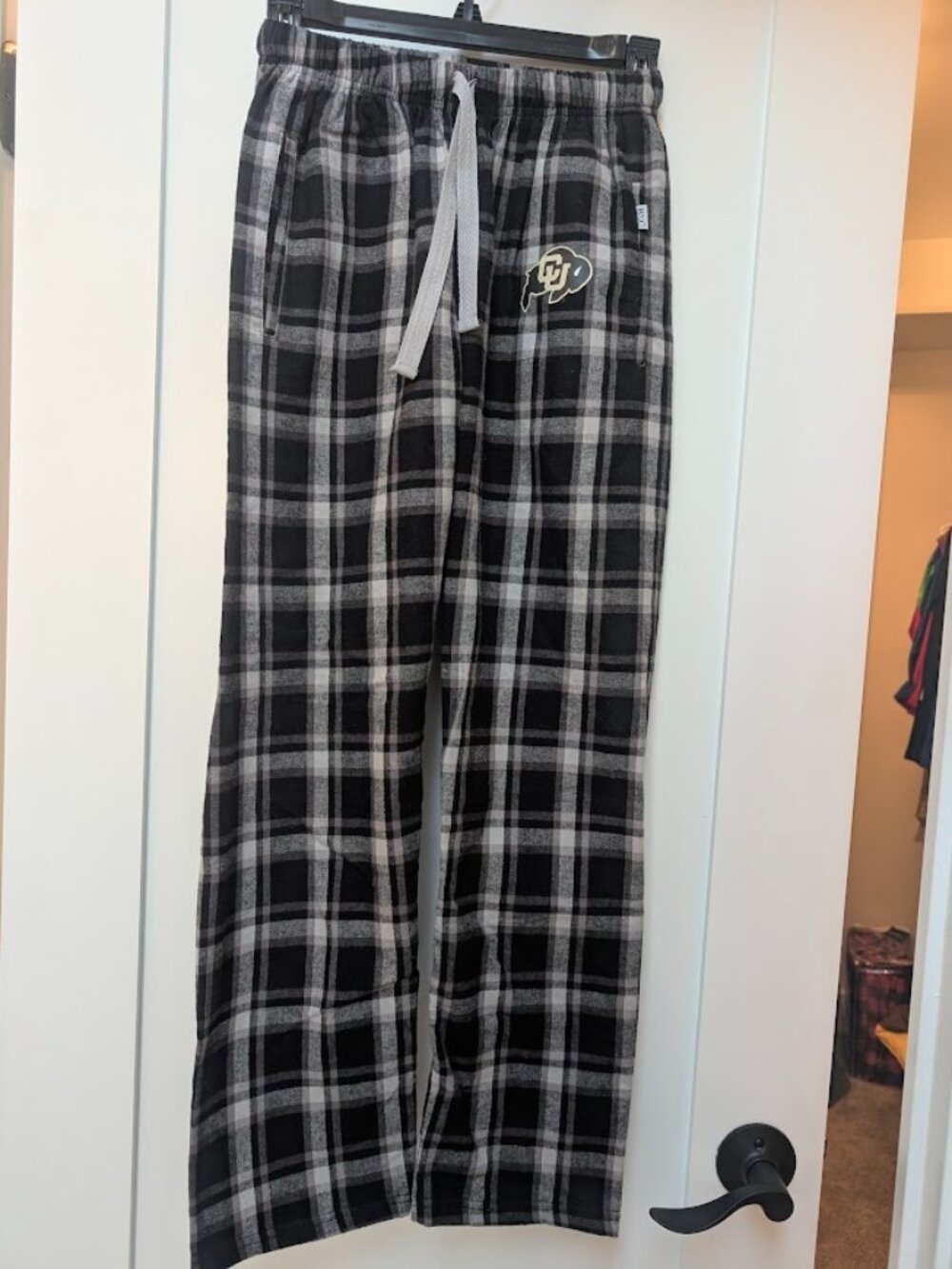University of Colorado Flannel Pants XXS NWT--No tag but never worn